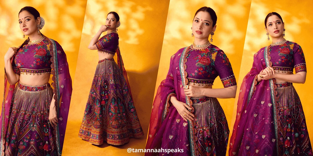 Tamannaah Bhatia Vibrant Traditional Look