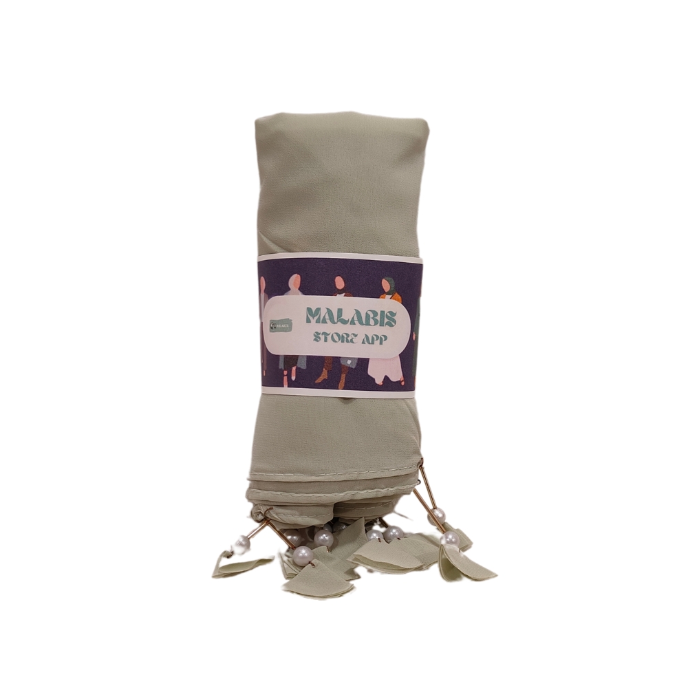 Cameo Pink Georgette Latkan Stole - Image 2