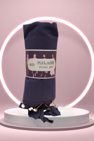 Dark Lavender Georgette Latkan Stole