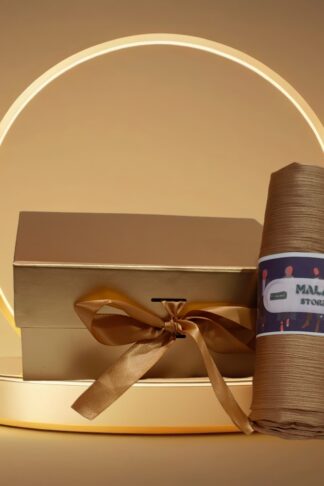 Light Gold Muna Satin Stole Hijab