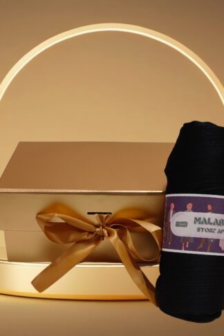 Peacock Navy Muna Satin Stole Hijab