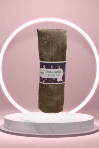 Beige Brass Indian Satin Hijab Stole