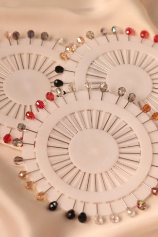 Crystal Straight Hijab Pins