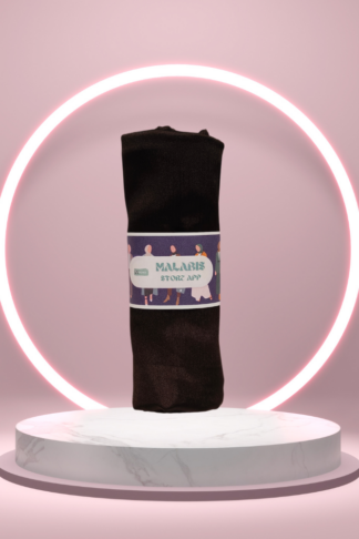 Dark Chocolate Indian Satin Hijab Stole