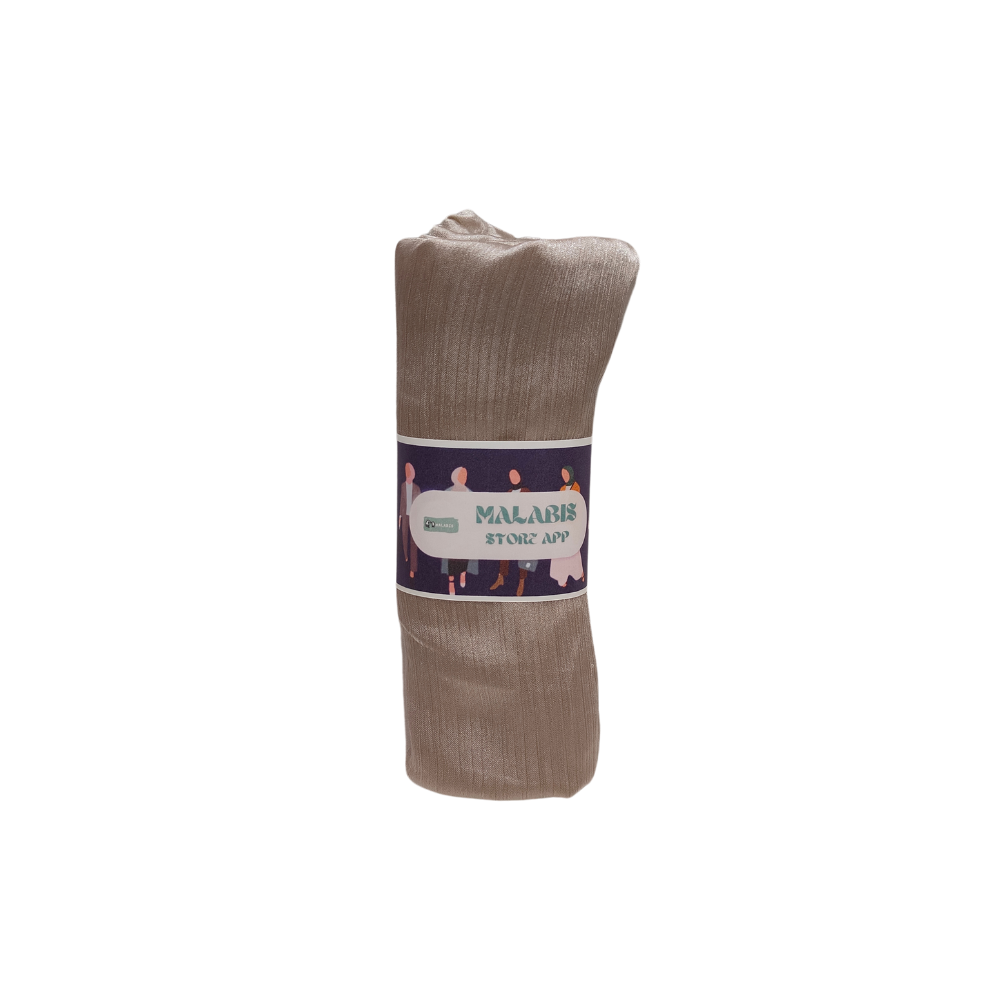 Desert Sand Indian Satin Hijab Stole - Image 3