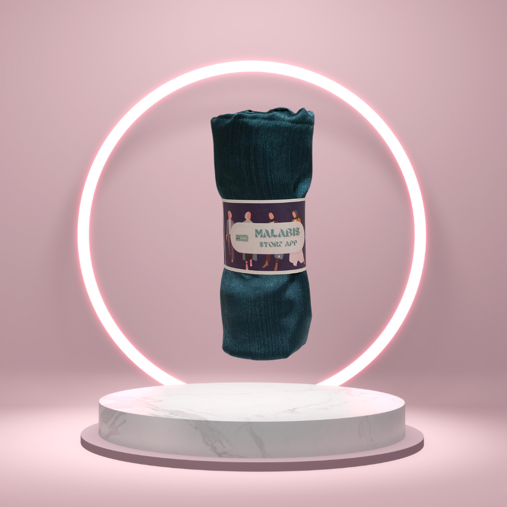 Mermaid Indian Satin Hijab Stole