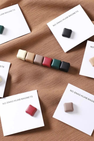 Square Matte Super Strong Magnet for Hijab